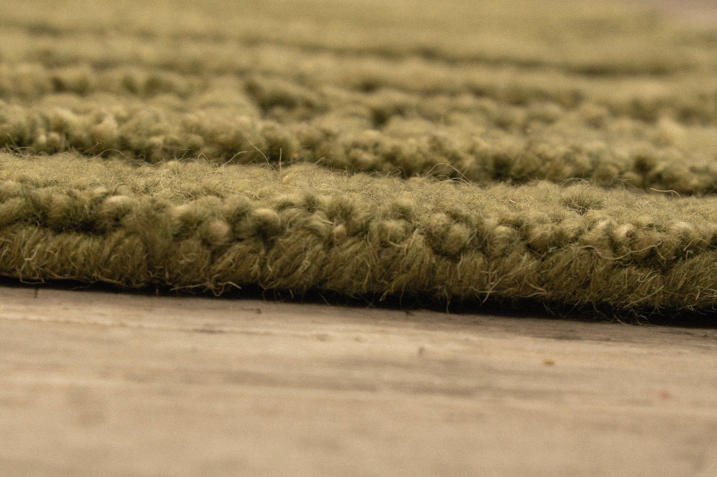 Drift Modern Green Striped Medium Pile Rug