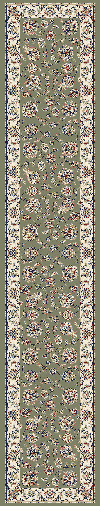 ANCIENT GARDEN 57365 GREEN/IVORY