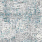 Zen Contemporary Grey/Blue Abstract Low Pile Rug