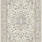 Ancient Garden Traditional Cream/Beige Oriental Low Pile Rug