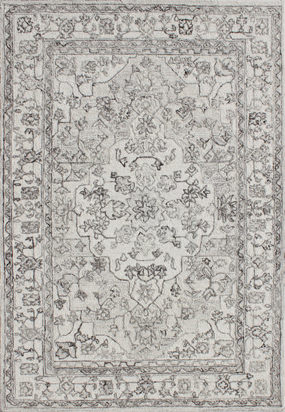Legend Traditional Ivory/Natural Oriental Low Pile Rug