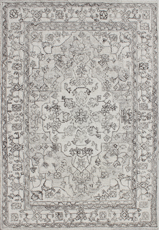 Legend Traditional Ivory/Natural Oriental Low Pile Rug