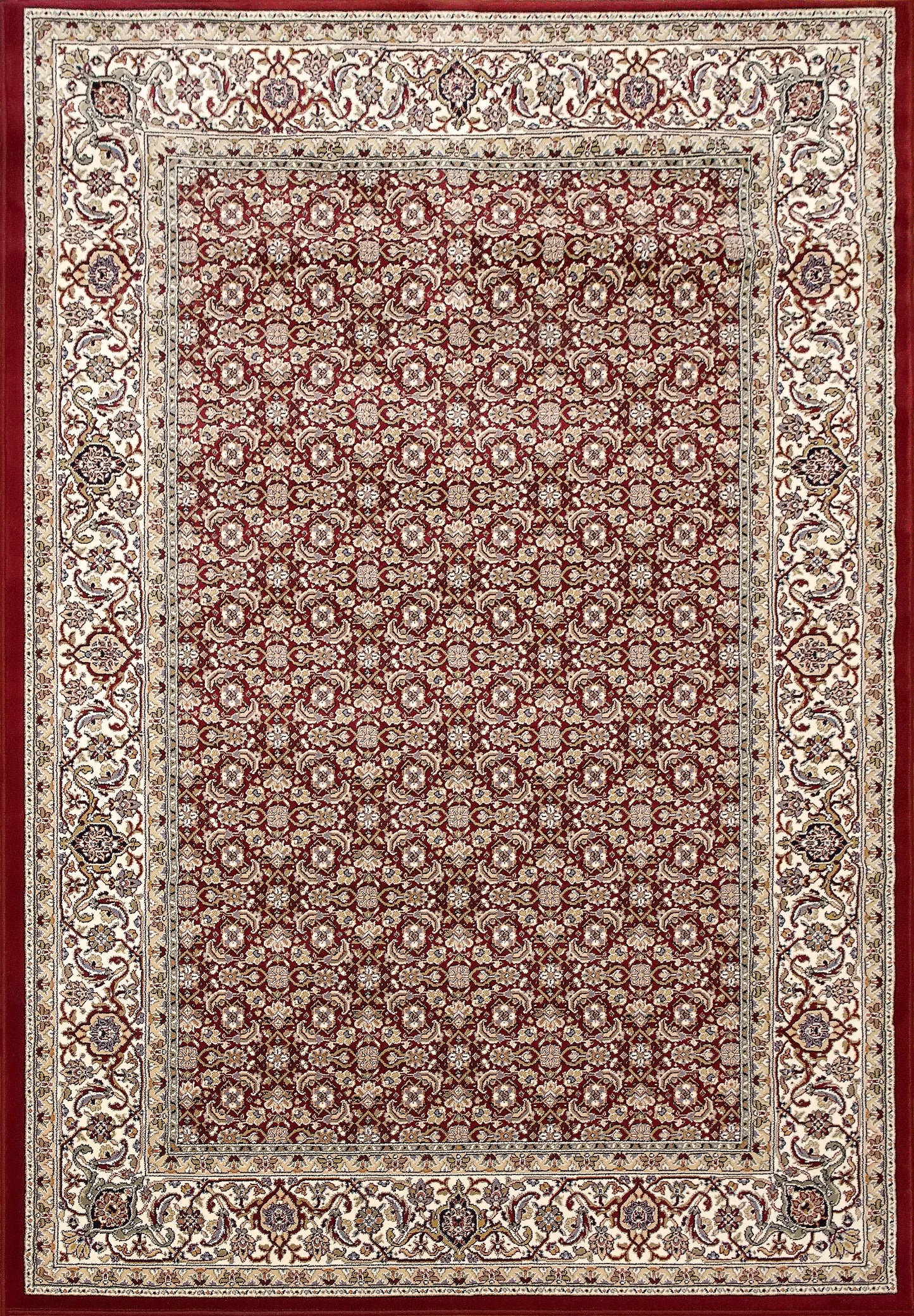 ANCIENT GARDEN 57011 RED/IVORY