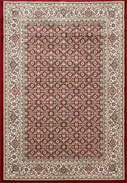 Ancient Garden Traditional Red/Ivory Classic Low Pile Rug