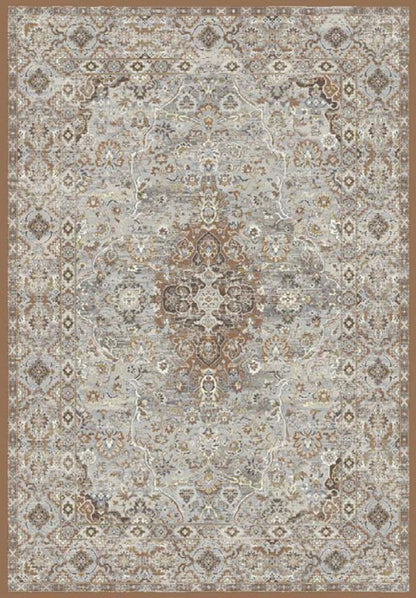 Ancient Garden Traditional Beige/Multi Oriental Low Pile Rug