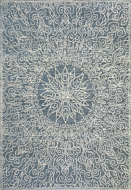 DARCY 8X10 1131-150 IVORY/DENIM