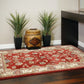 ANCIENT GARDEN 57158 RED/IVORY