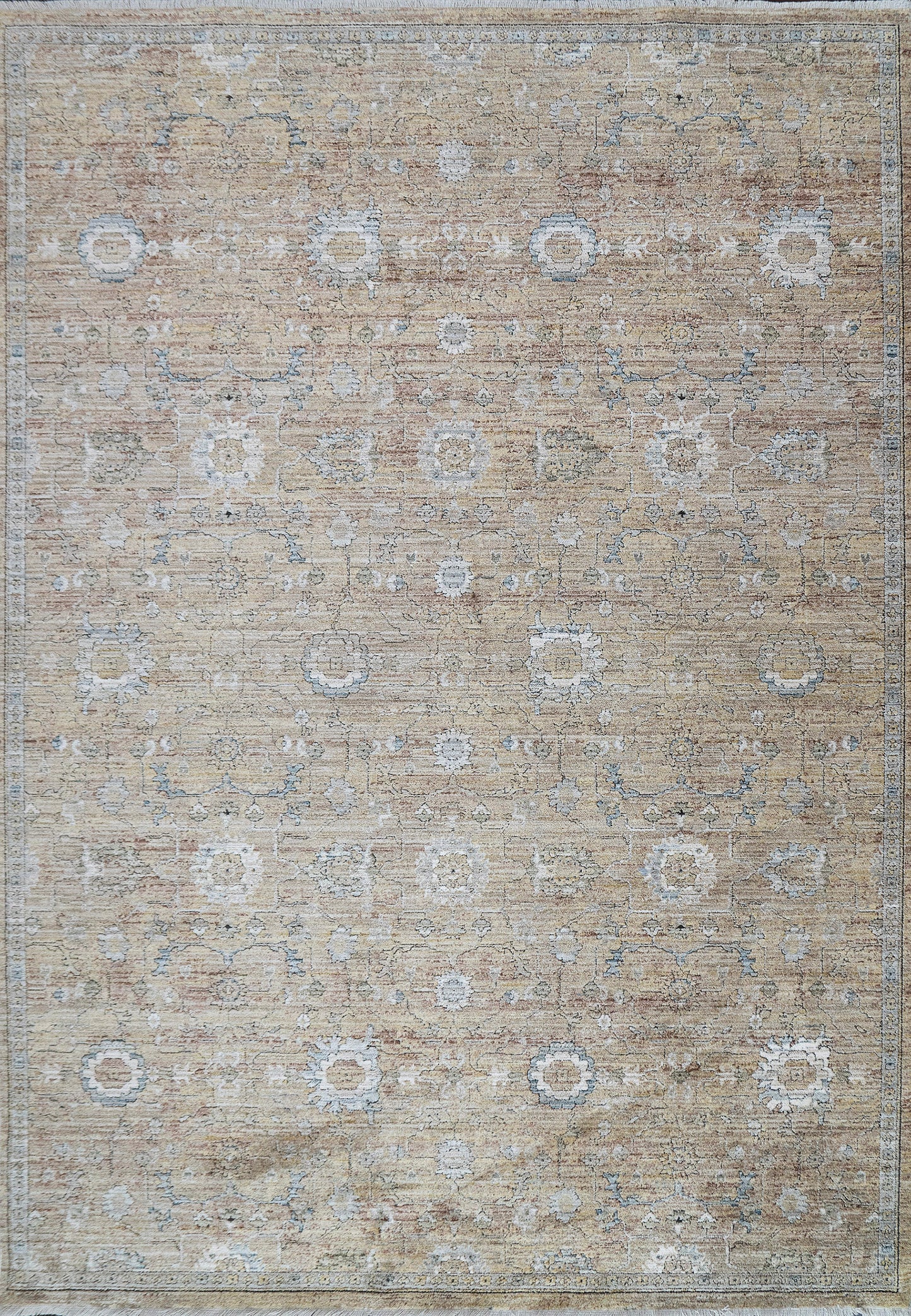Trevi Transitional Beige/Cream Floral Low Pile Rug