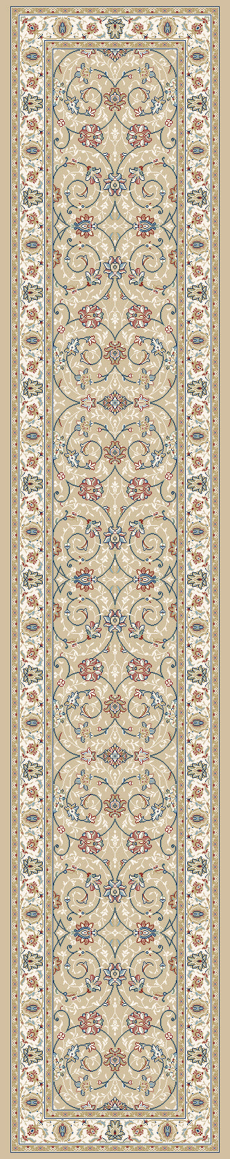 ANCIENT GARDEN 57120 LIGHT GOLD/IVORY