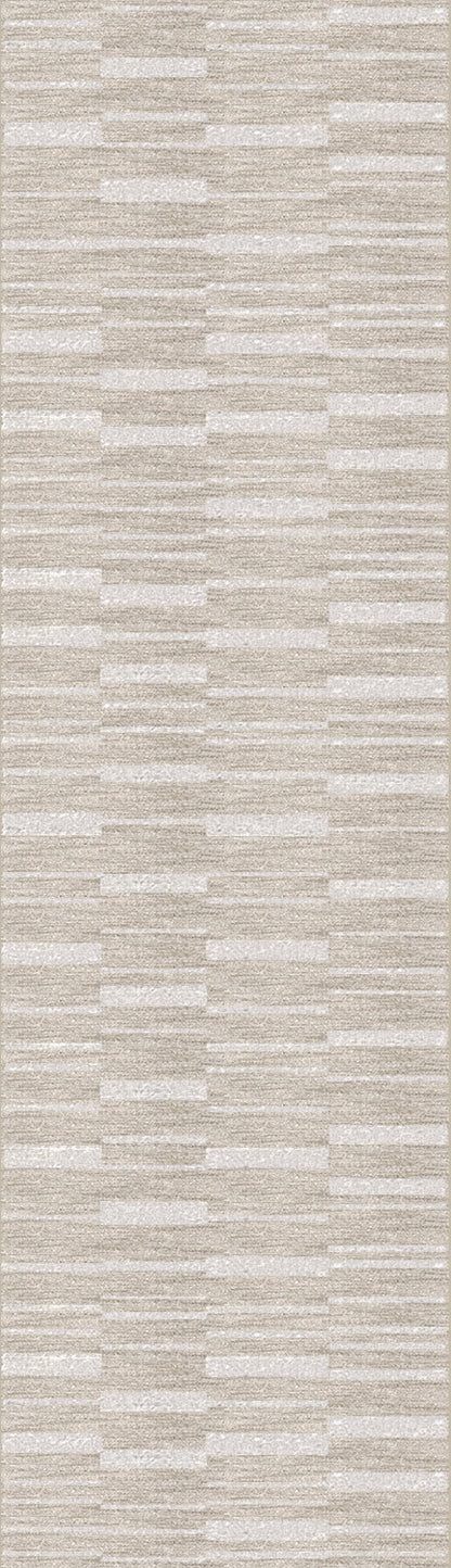 Mesa Modern Beige Geometric Low Pile Rug