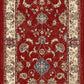 Ancient Garden Traditional Red/Ivory Classic Low Pile Rug