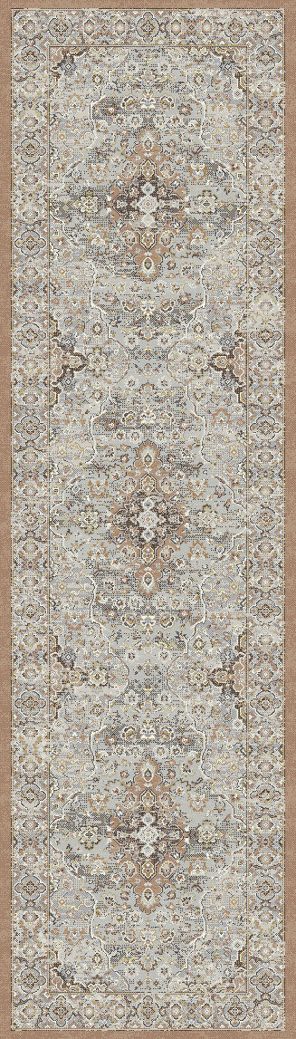 ANCIENT GARDEN 57275 BEIGE/MULTI