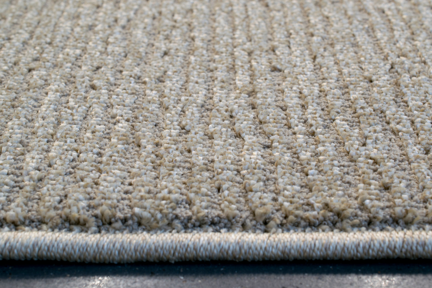 Quin Solid Sepia Solid Color High-Low Rug