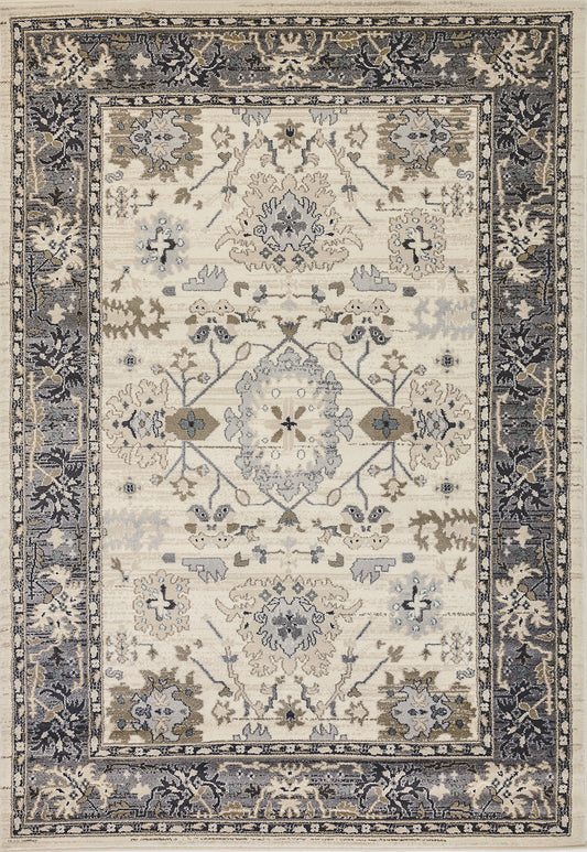 YAZD 2X3.6 8531-190 IVORY/GREY
