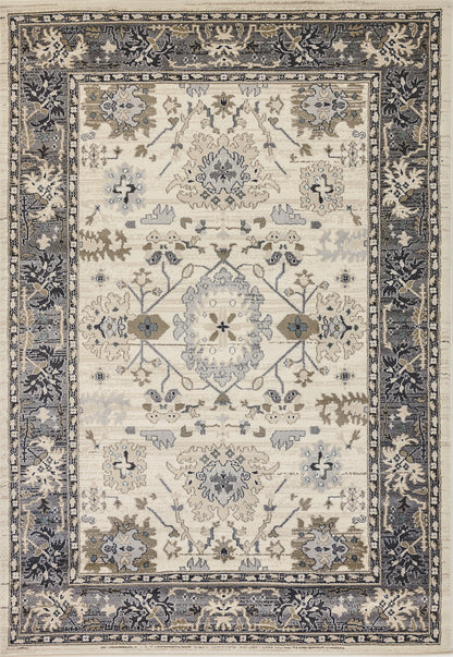 YAZD 8531 Ivory/Grey