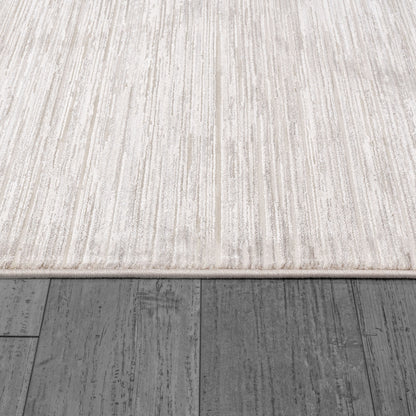 Mesa Modern Cream/Beige Abstract Low Pile Rug