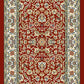 Ancient Garden Traditional Red/Ivory Classic Low Pile Rug