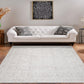 Artemis Traditional Beige/Grey Damask Low Pile Rug