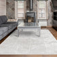 Arten Modern Grey Geometric Medium Pile Rug