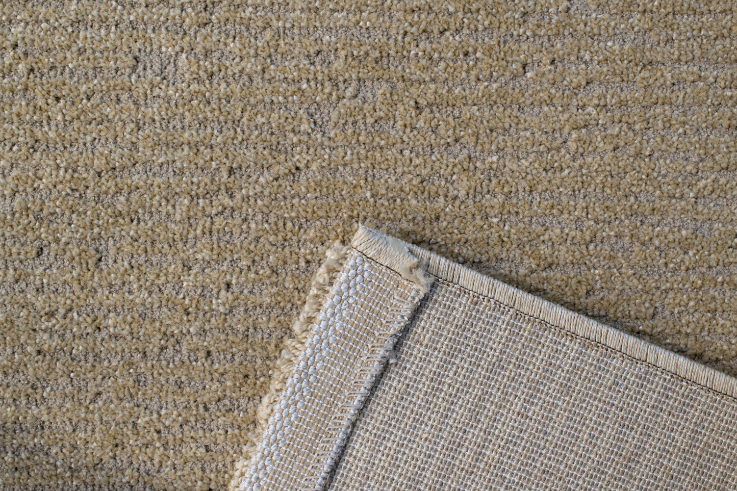 Quin Solid Sepia Solid Color High-Low Rug