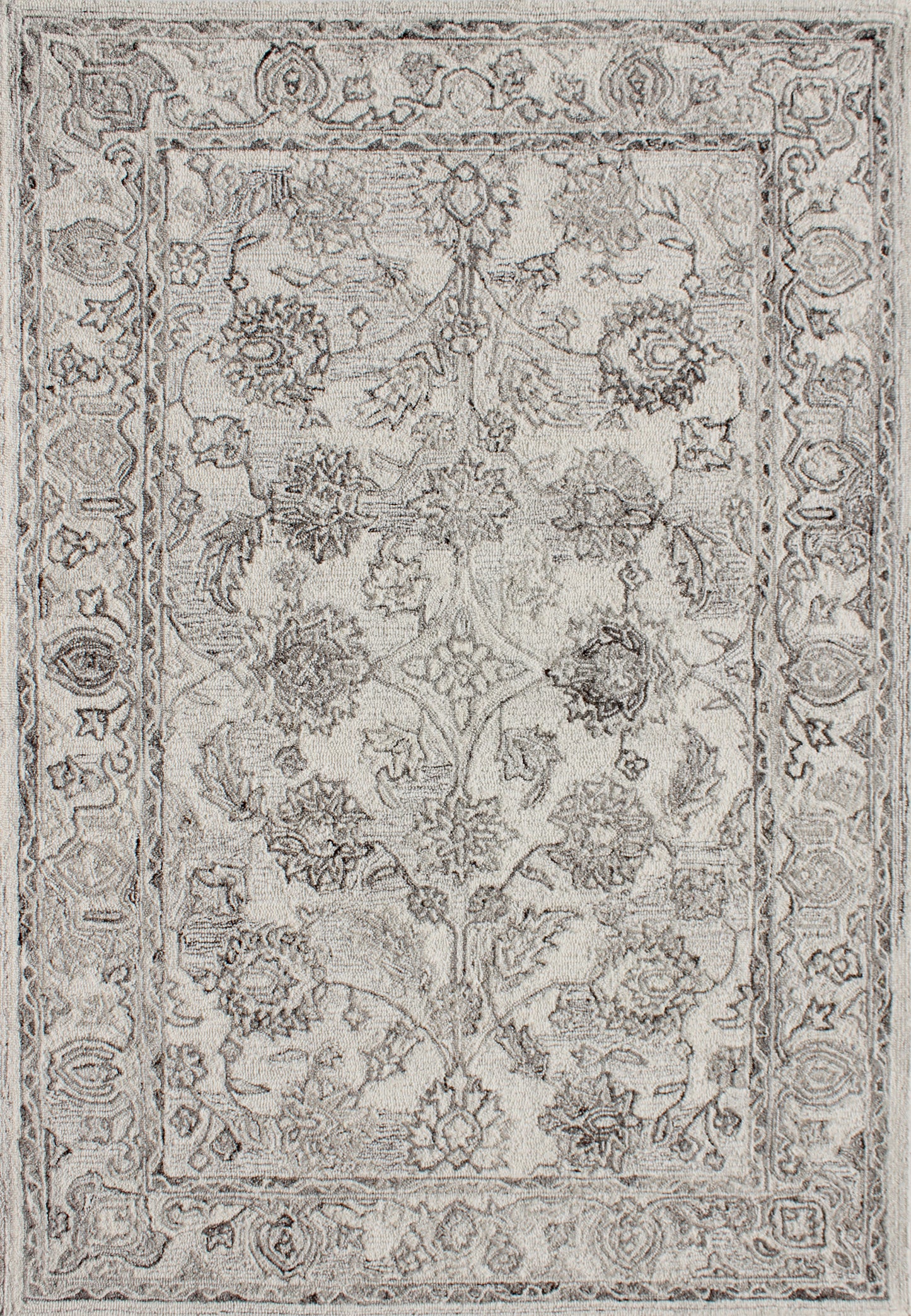 Legend Traditional Ivory/Natural Oriental Low Pile Rug