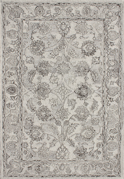 Legend Traditional Ivory/Natural Oriental Low Pile Rug