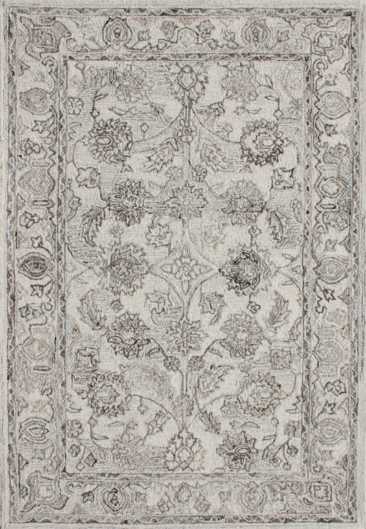 Legend Traditional Ivory/Natural Oriental Low Pile Rug