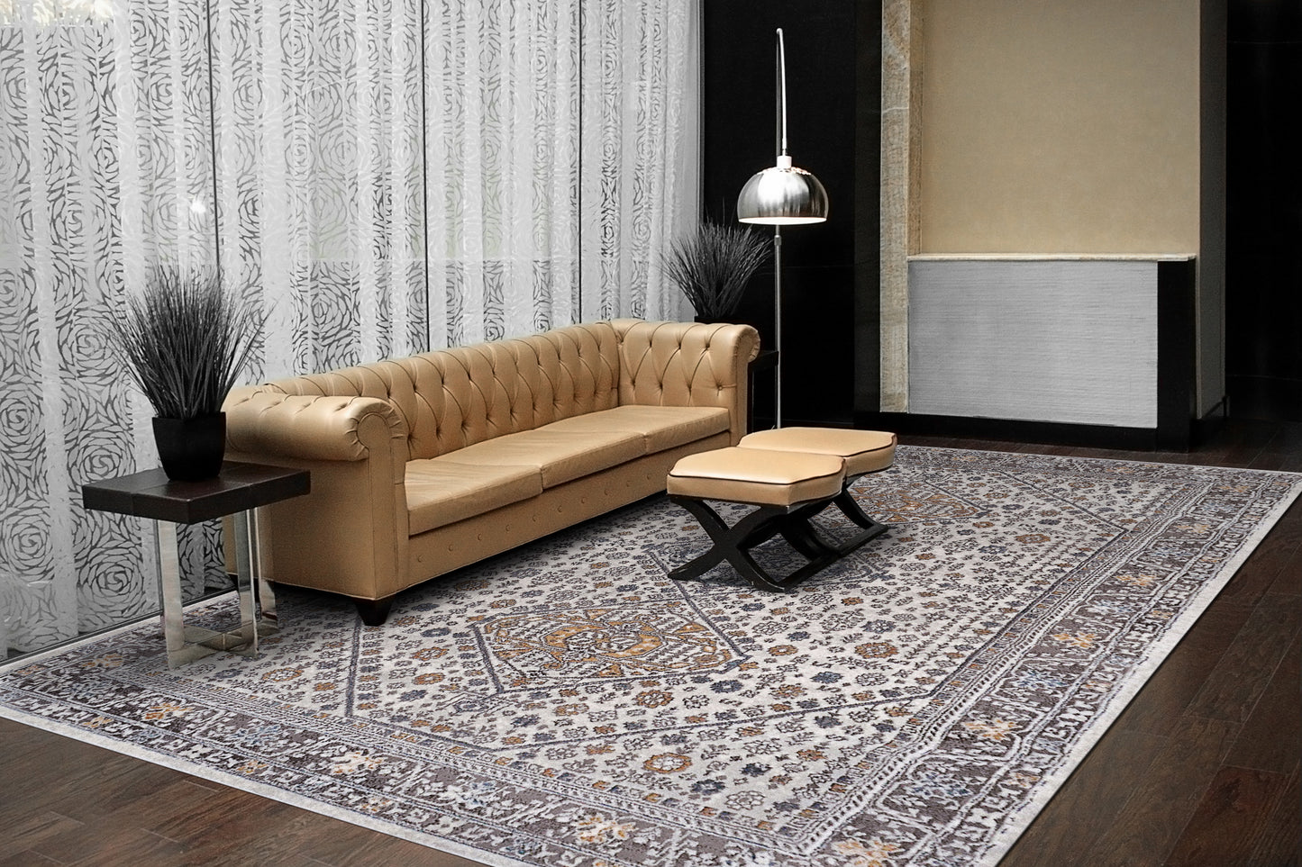 Harlow Traditional Multi Oriental Low Pile Rug