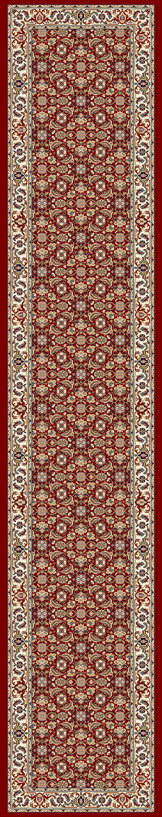 ANCIENT GARDEN 57011 RED/IVORY