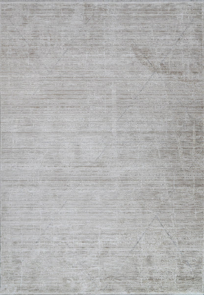 Fiora Modern Cream/Taupe Abstract Low Pile Rug