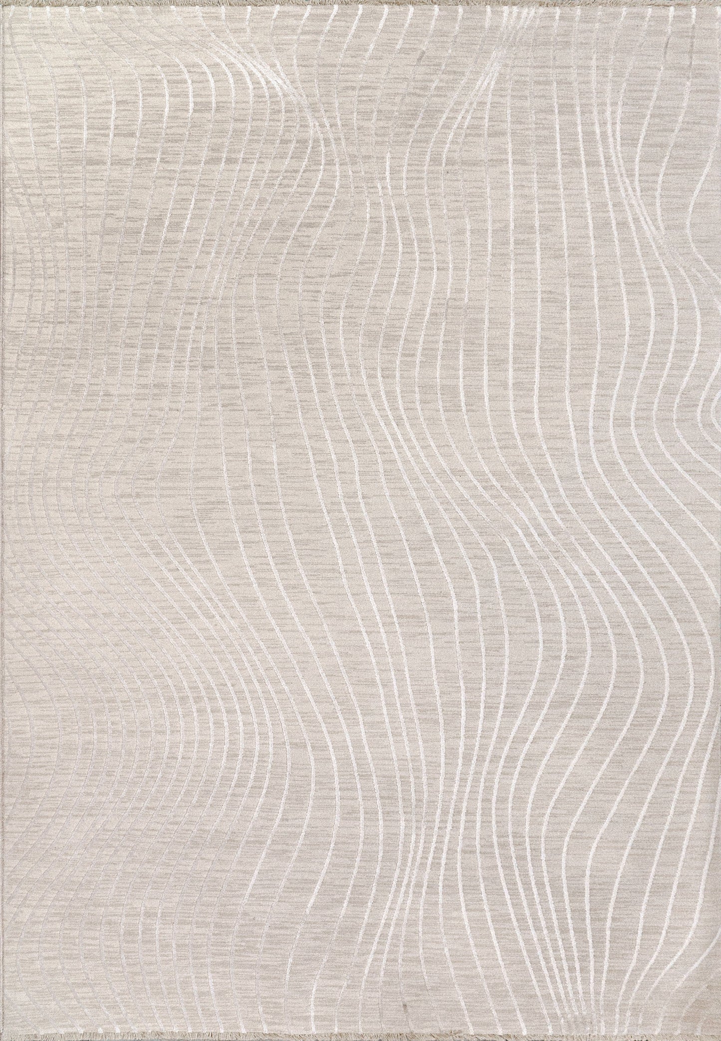 Mesa Modern Cream Geometric Low Pile Rug