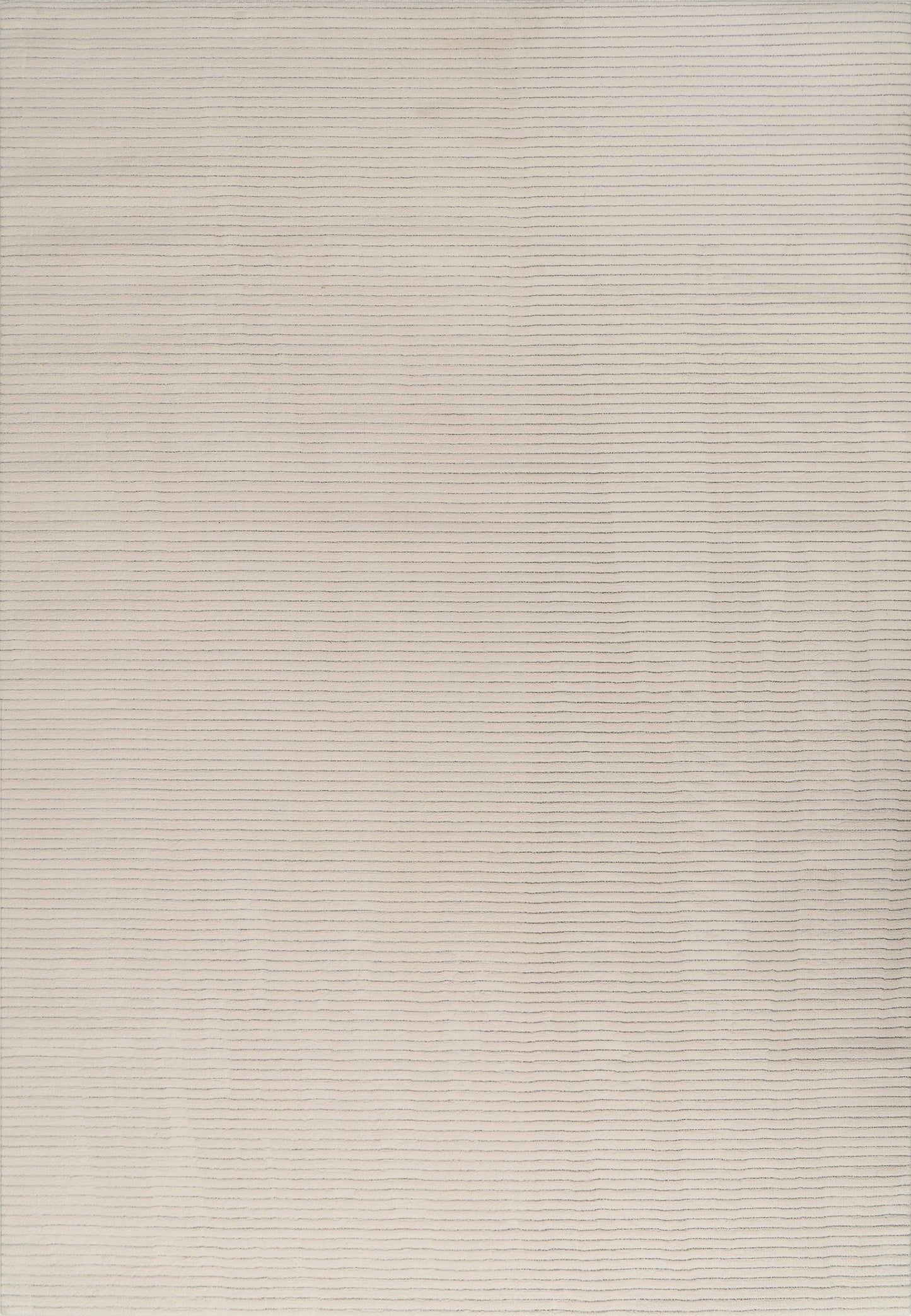 Boutique Modern Ivory/Grey Striped Low Pile Rug