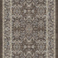 ANCIENT GARDEN 57276 DARK BROWN/BEIGE/BLUE