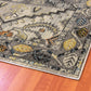 Zodiac Transitional Grey Southwestern Low Pile Rug