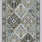 Ancient Garden Traditional Cream/Grey Classic Low Pile Rug