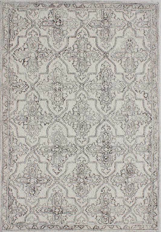 Legend Traditional Ivory/Natural Oriental Low Pile Rug