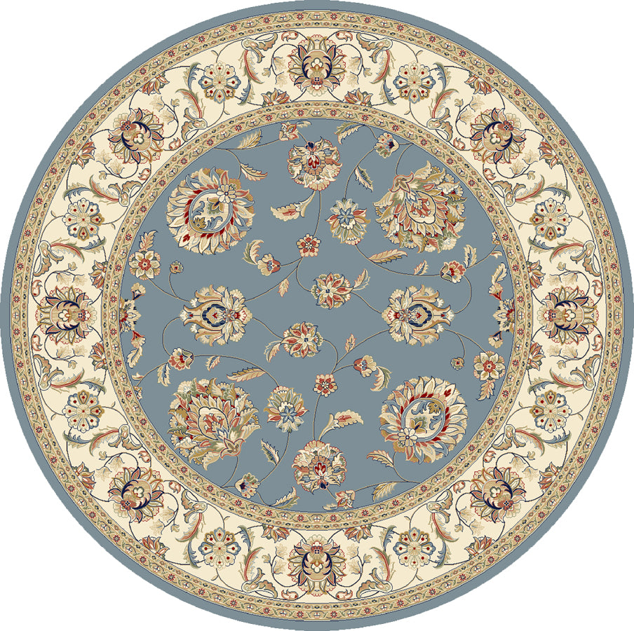 ANCIENT GARDEN 57365 LIGHT BLUE/IVORY