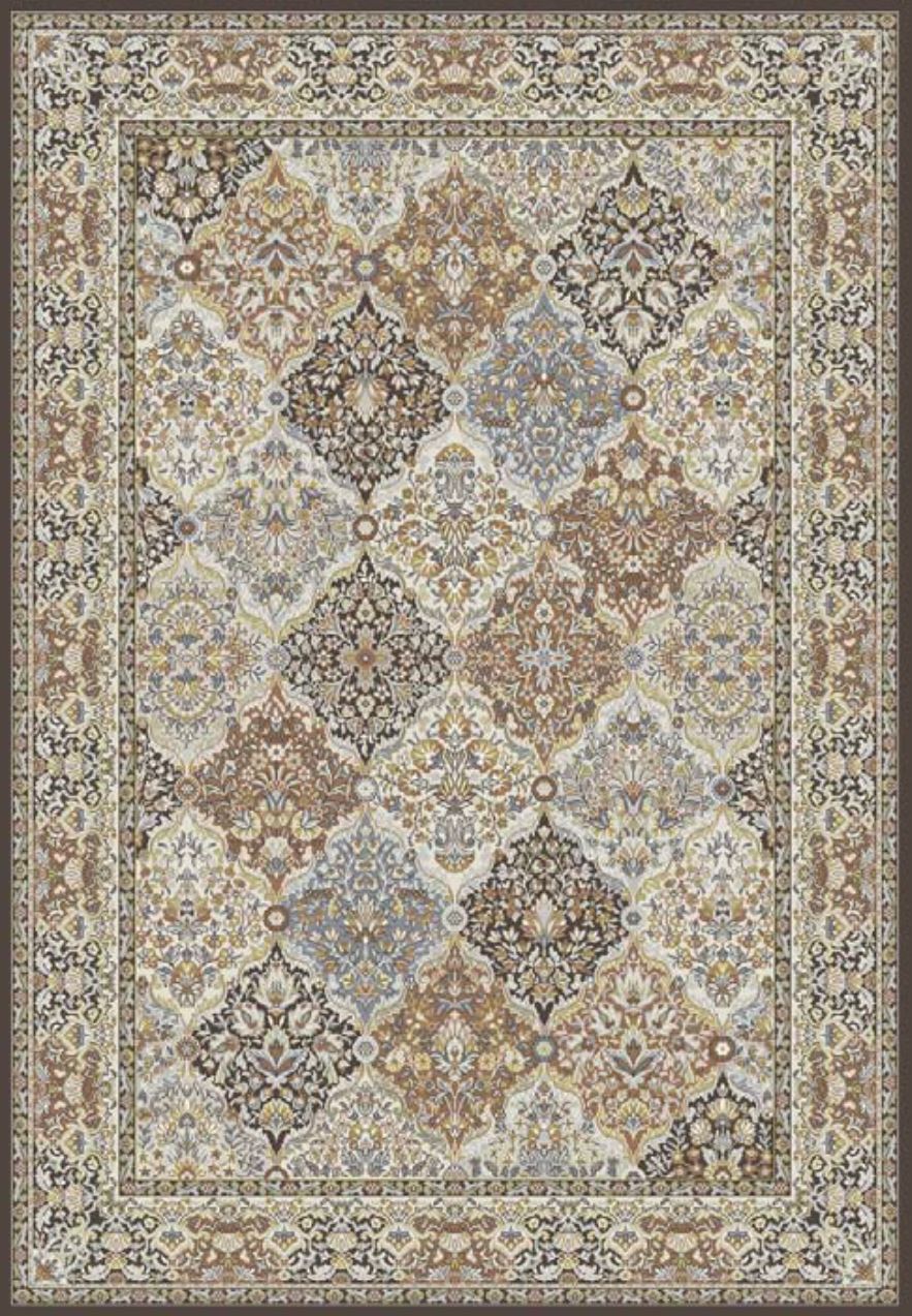 ANCIENT GARDEN 57008 BROWN/BLUE