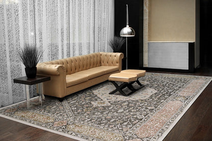 Harlow Traditional Multi Oriental Low Pile Rug