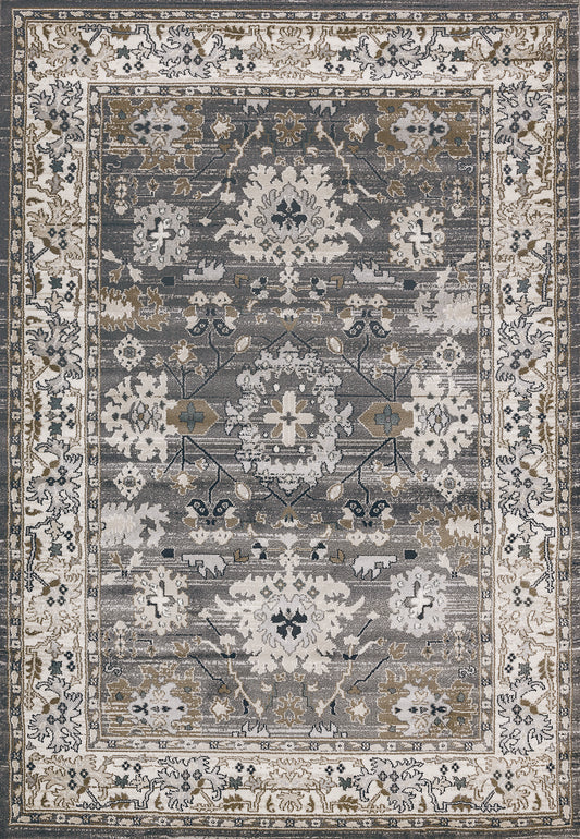 YAZD 3.3X5.3 8531-910 GREY/IVORY