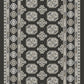 Ancient Garden Traditional Charcoal/Silver Classic Low Pile Rug