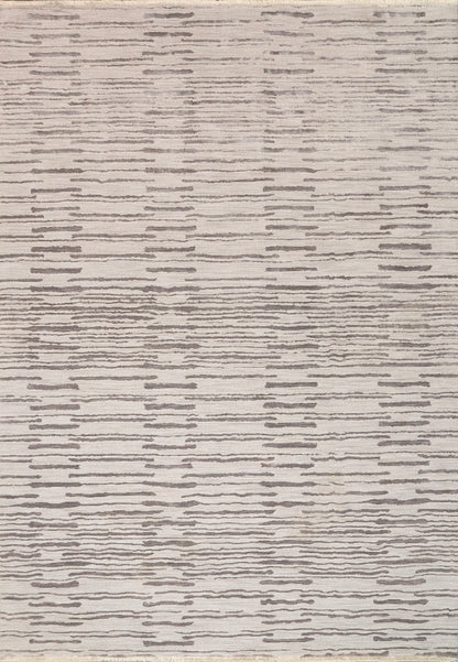 Mesa Modern Silver Abstract Low Pile Rug