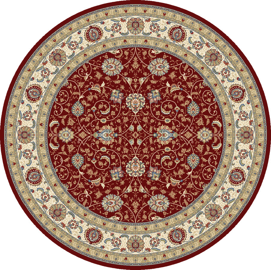 ANCIENT GARDEN 57120 RED/IVORY