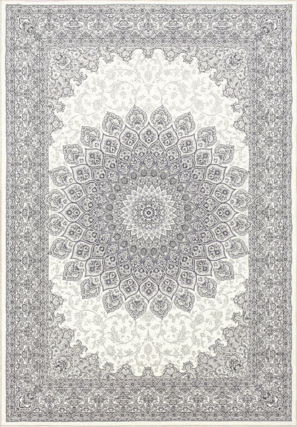 Ancient Garden Traditional Cream/Grey Classic Low Pile Rug