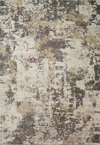 Kashmir Modern Cream/Beige/Multi Abstract Low Pile Rug