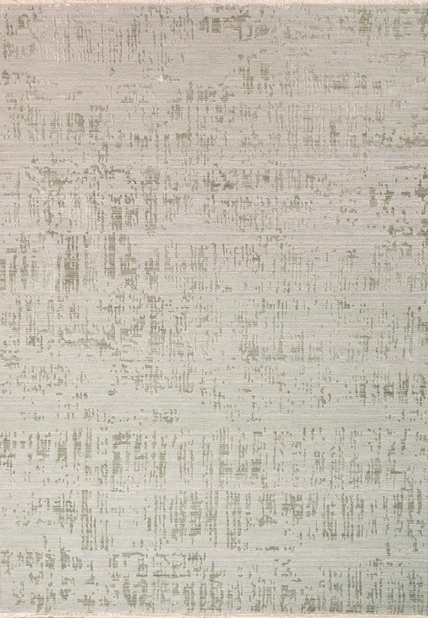 Mesa Modern Mint Green/Taupe Abstract Low Pile Rug