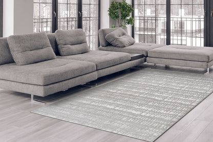 Mesa Modern Beige/Light Grey Abstract Low Pile Rug