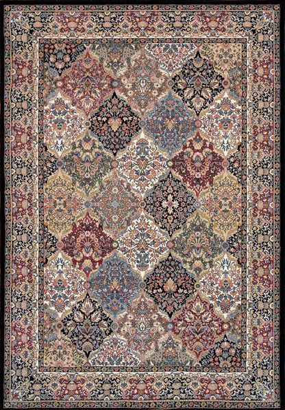 Ancient Garden Traditional Multi Classic Low Pile Rug