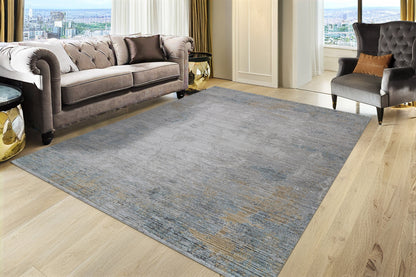 Fiora Modern Cream/Multi Abstract Low Pile Rug
