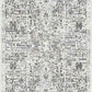 Zen Transitional Grey Abstract Low Pile Rug
